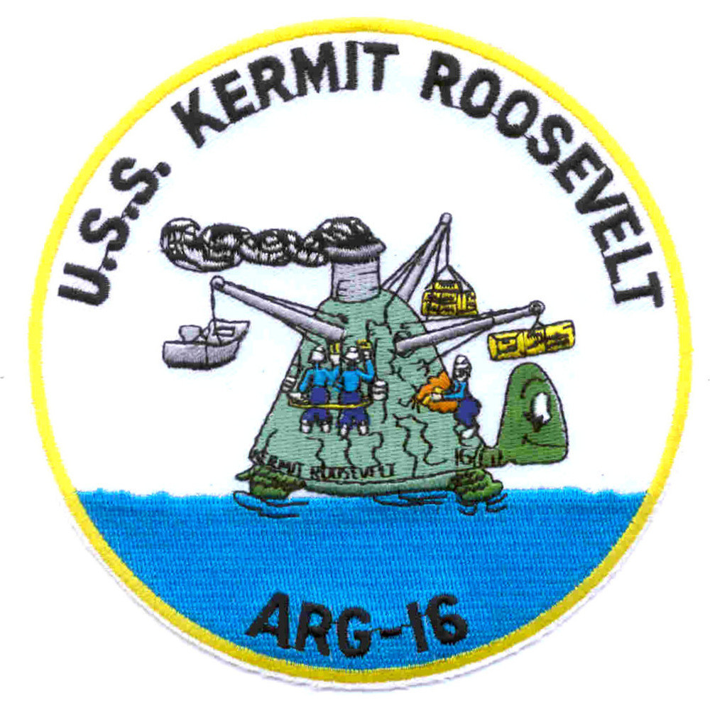 USS Kermit Roosevelt ARG-16 Patch | Auxiliary Ship Patches | Navy