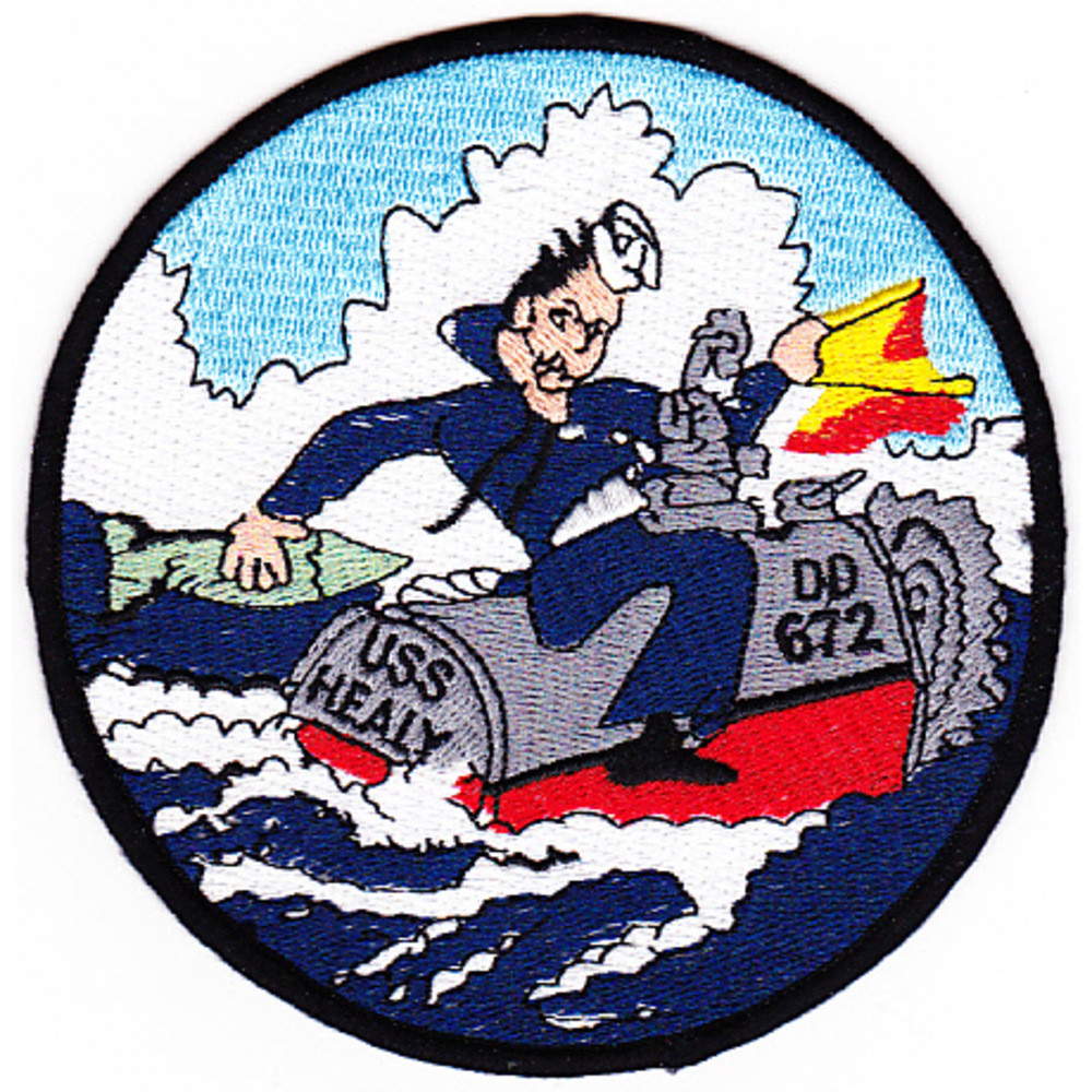 USS Healy DD-672 Destroyer Ship Second Version Patch | Destroyer