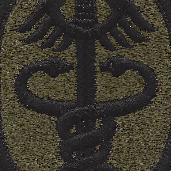 U.S. Health Service Command OD Patch | Medical Patches | Army Patches ...
