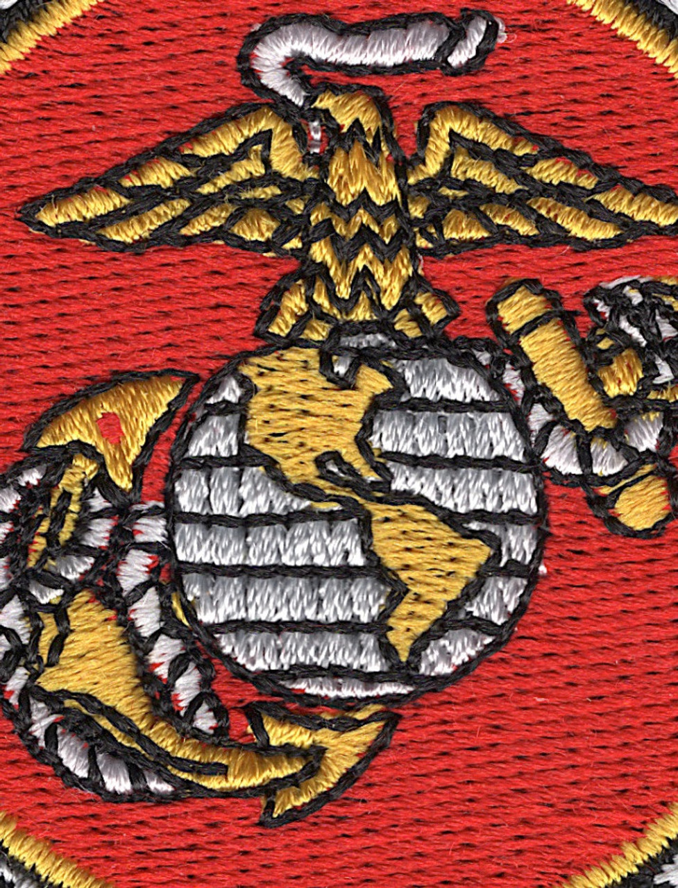 U.S. Marines Veteran - Embroidered Iron-On Patch