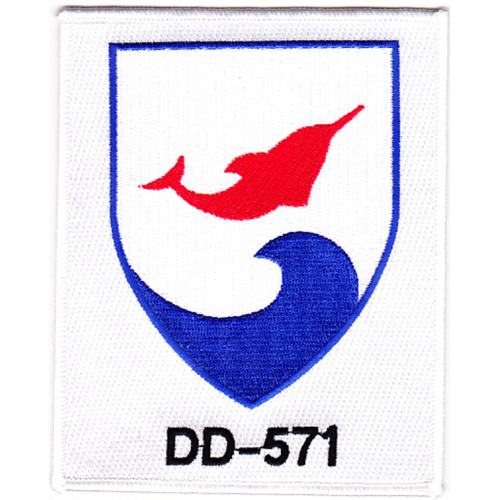 USS Claxton DD-571 Destroyer Ship Patch | Destroyer Patches | Navy ...