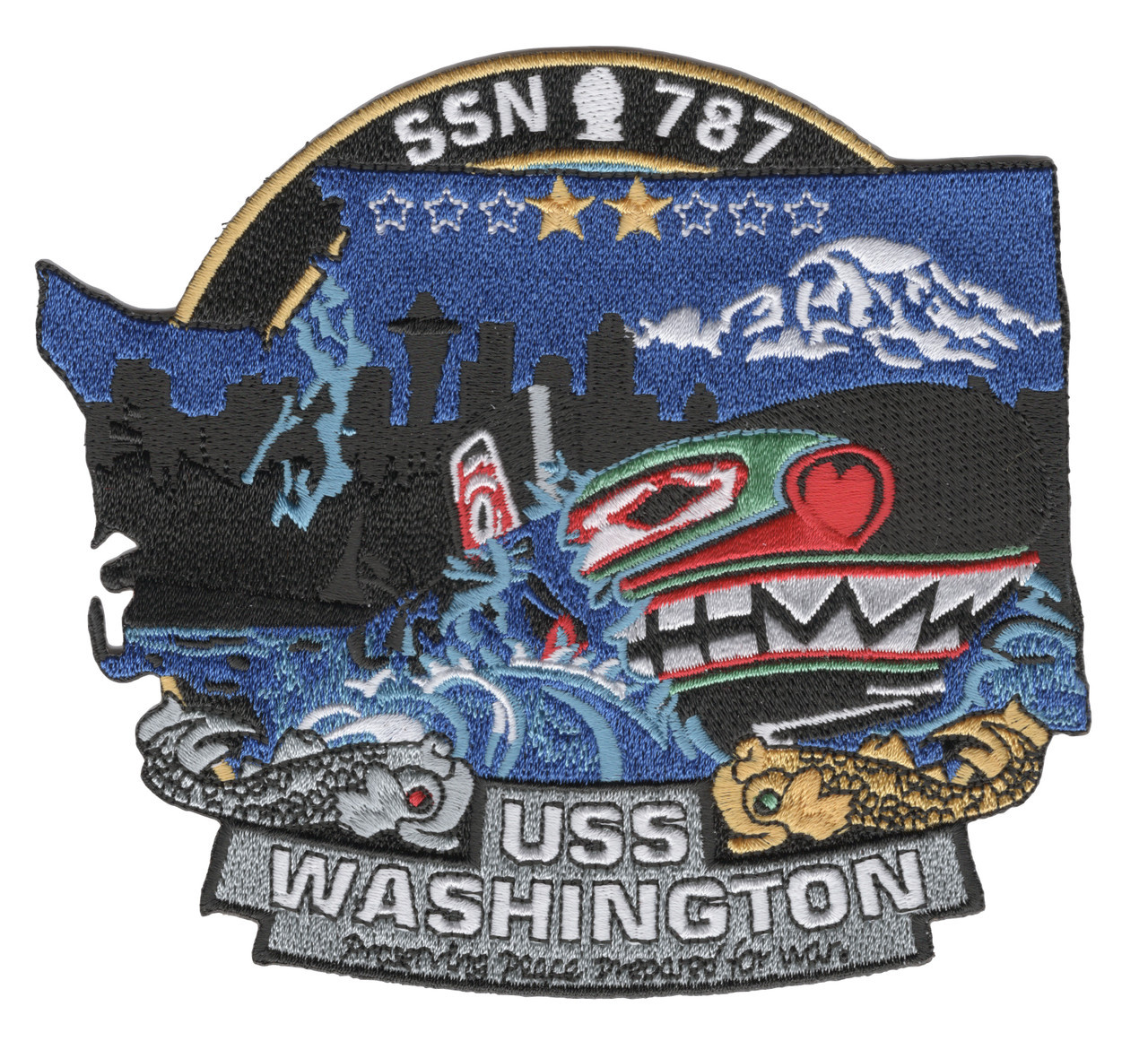 SSN-787 USS Washington Patch | Submarine Patches | Navy Patches