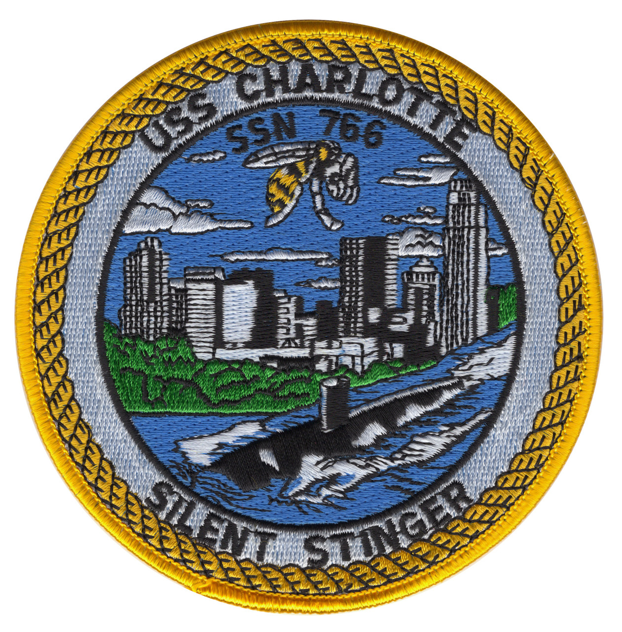 SSN-766 USS Charlotte Patch | Submarine Patches | Navy Patches