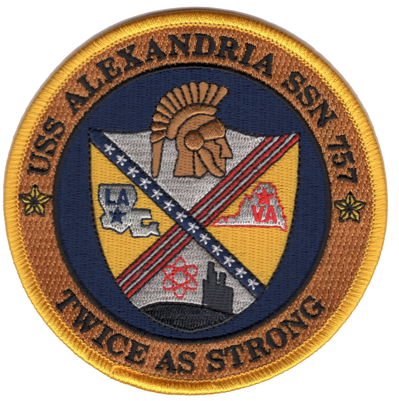 SSN-757 USS Alexandria Patch | Submarine Patches | Navy Patches