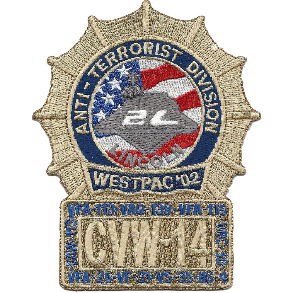 USS Abraham Lincoln CVN-72 CVW-14 Patch | Aircraft Carrier Patches