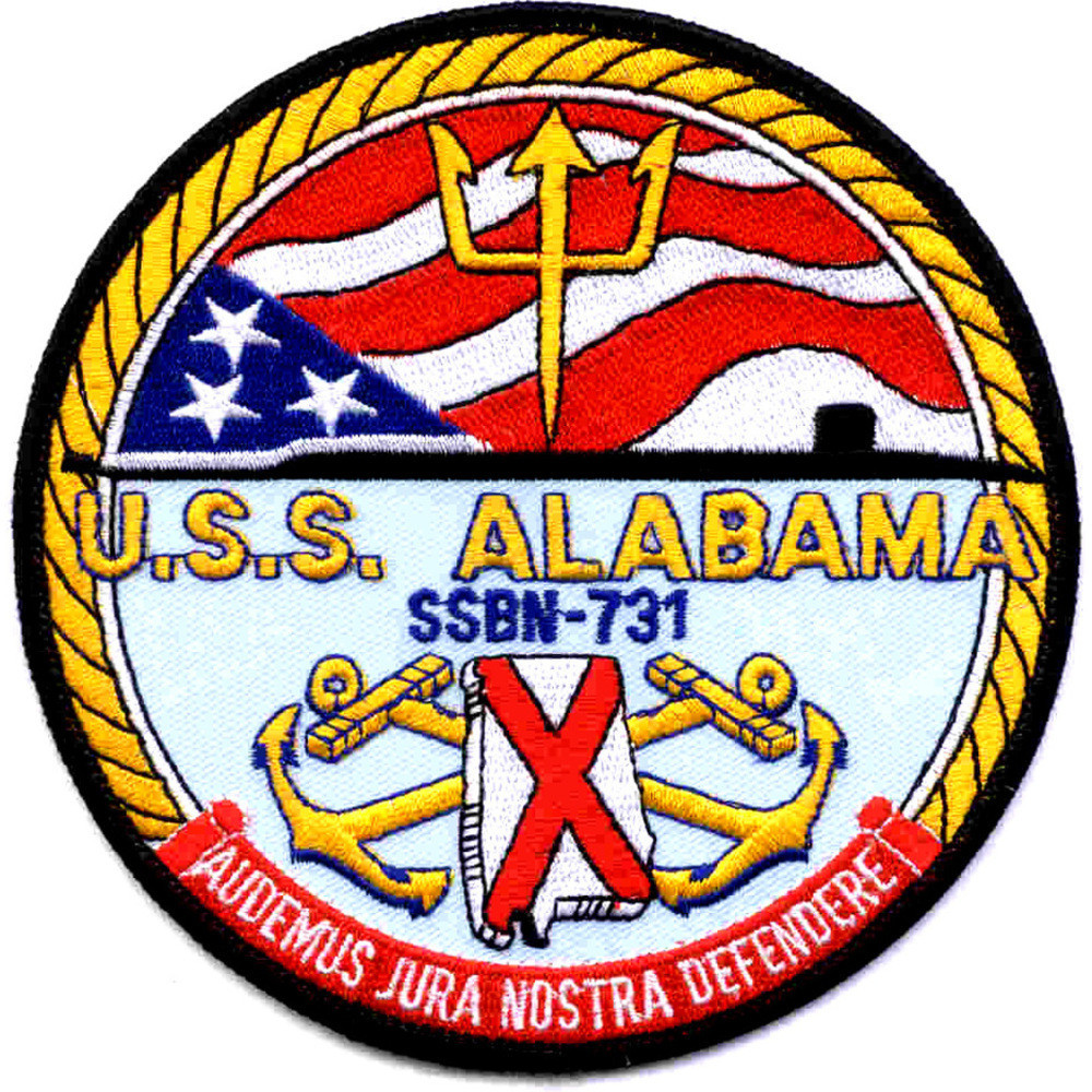 USS ALABAMA SSBN 731 Aluminum Street Sign Us Navy Ship Veteran Sailor
