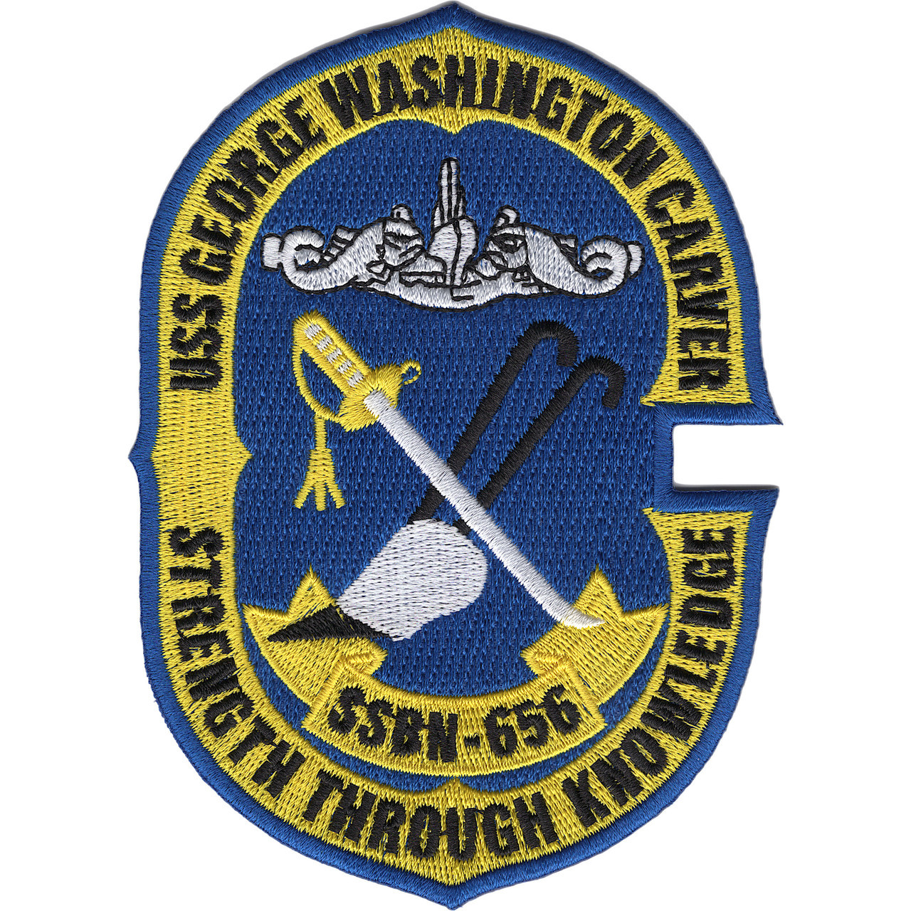 SSBN-656 USS George Washington Carver Patch | Submarine Patches