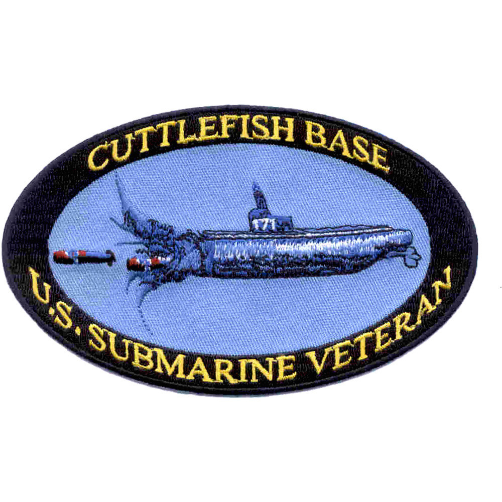 Submarine Cuttlefish Base Patch | Submarine Patches | Navy Patches ...