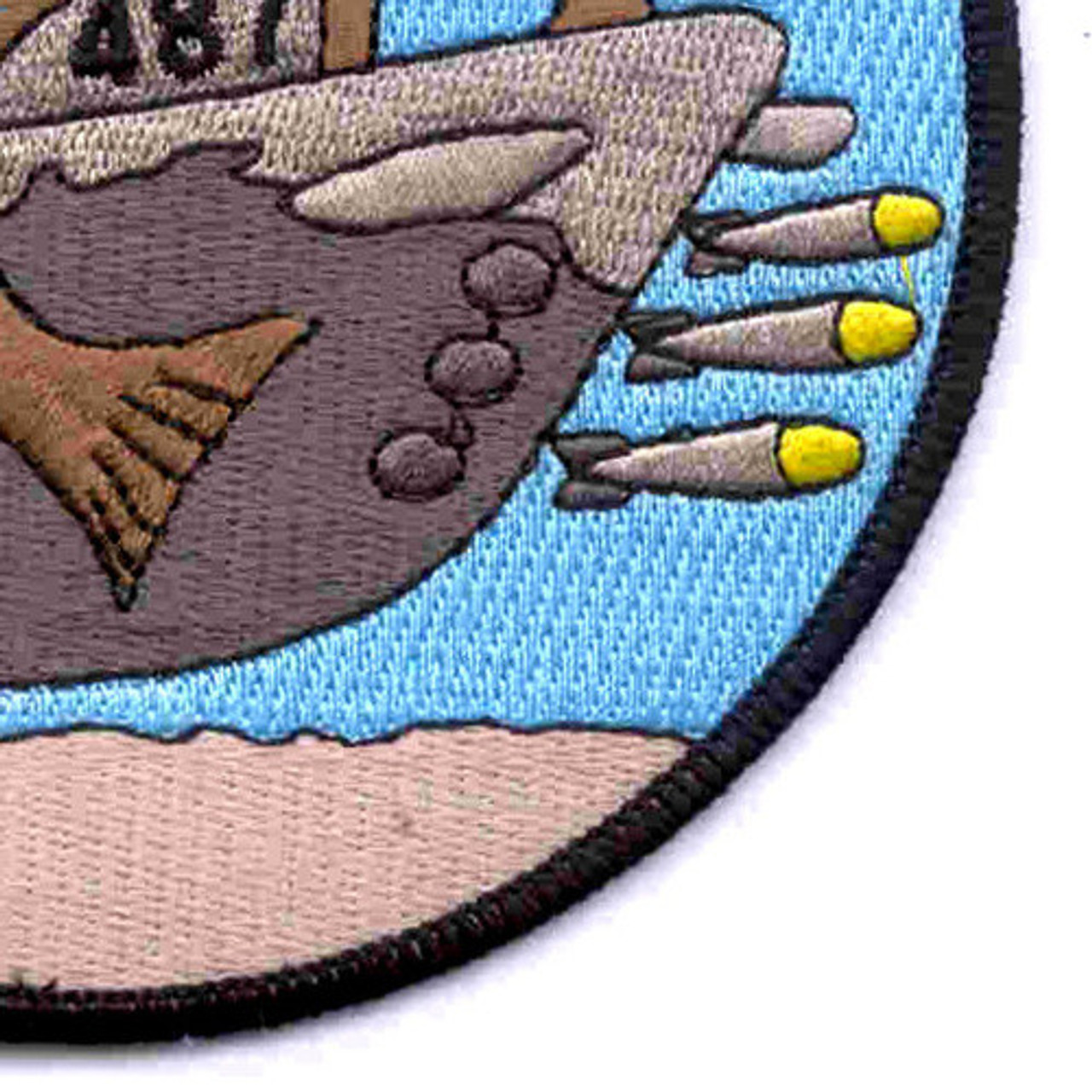 US Navy USS Remora SS 487 Submarine Embroidered Full Color Patch US Navy USS Remora SS 487 Submarine Embroidered Full Color Patch