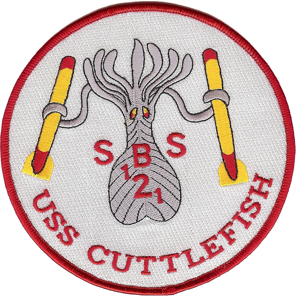 SS-11 USS Cuttlefish B-2 Class Diesel Class Submarine Patch | Submarine ...