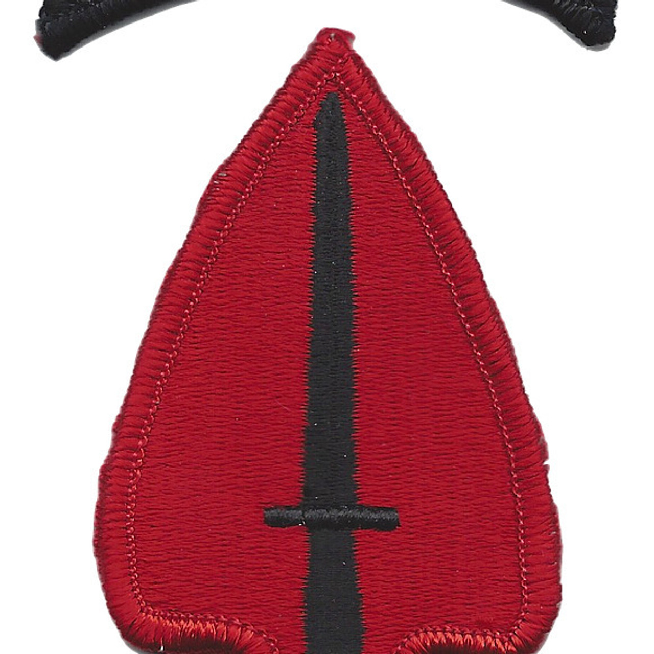 Special Forces Army Tab Red Embroidered Military Patch Iron or Sew AKPM131  