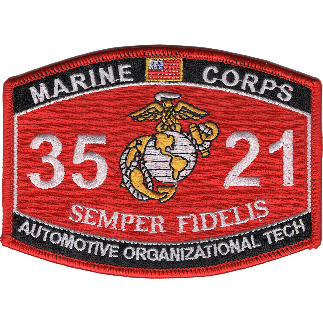 USMC 3521 MOS Iron-On Specialty Patch | Popular Patch