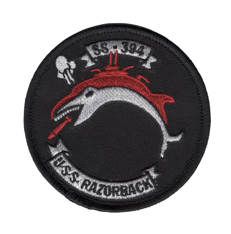 SS-394 USS Razorback Patch-Version A1 Small | Submarine Patches | Navy ...