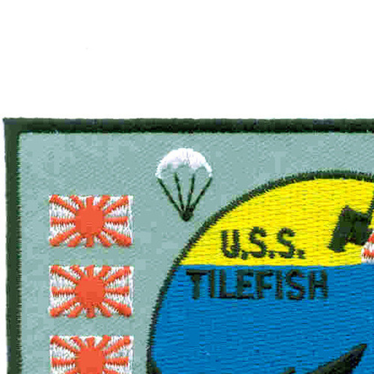 SS-307 USS Tilefish Patch Battle Flag 