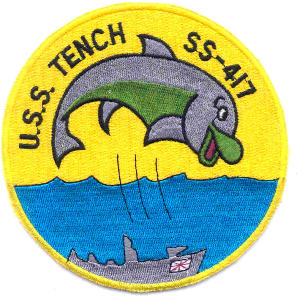 SS-417 USS Tench Patch | Submarine Patches | Navy Patches