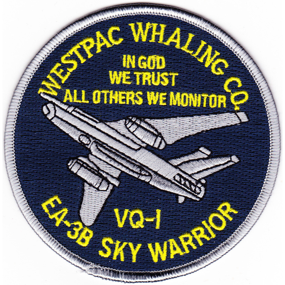 VQ-1 Patch Westpac Whaling Co EA-3B Sky Warrior