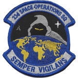 22nd Space Operations Squadron Patch Hook And Loop | Squadron Patches ...