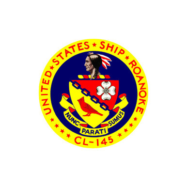 USS Roanoke CL-145 US Navy Light Cruiser Patch