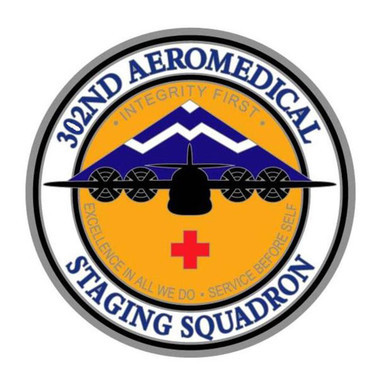 302 Sfs 302nd Aeromedical Staging Squadron Patch