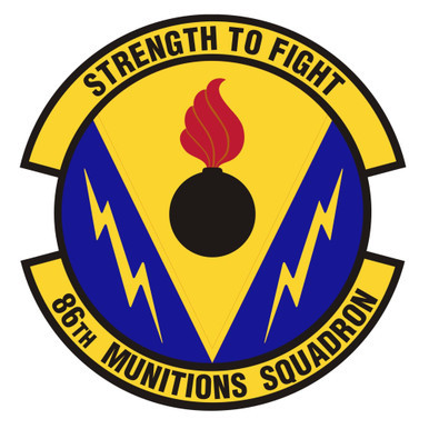 86th Munitions Squadron Patch