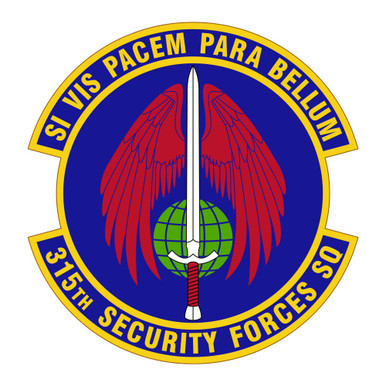 315th Security Forces Squadron Patch