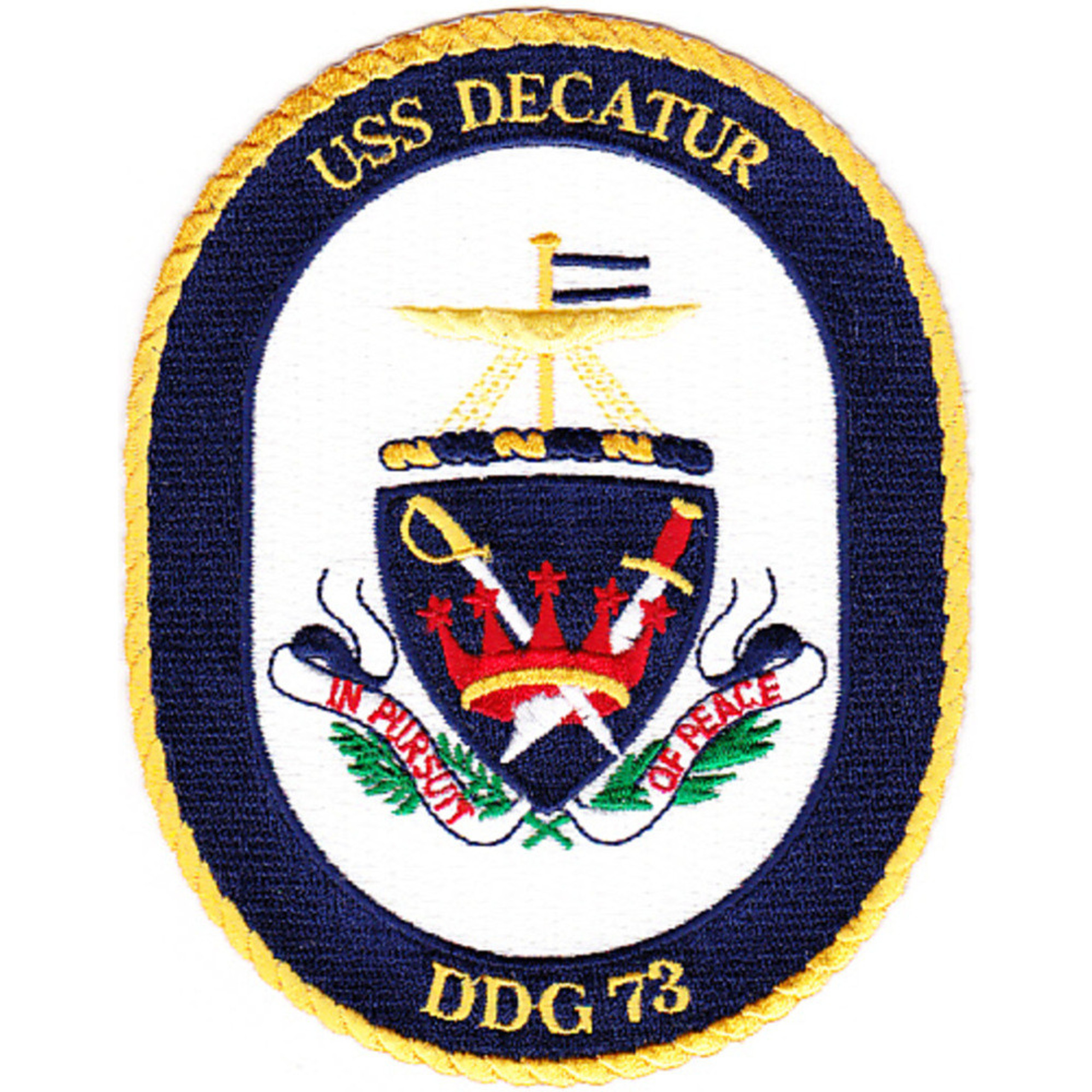 USS John Basilone DDG-122 Patch | Destroyer Patches | Navy Patches ...