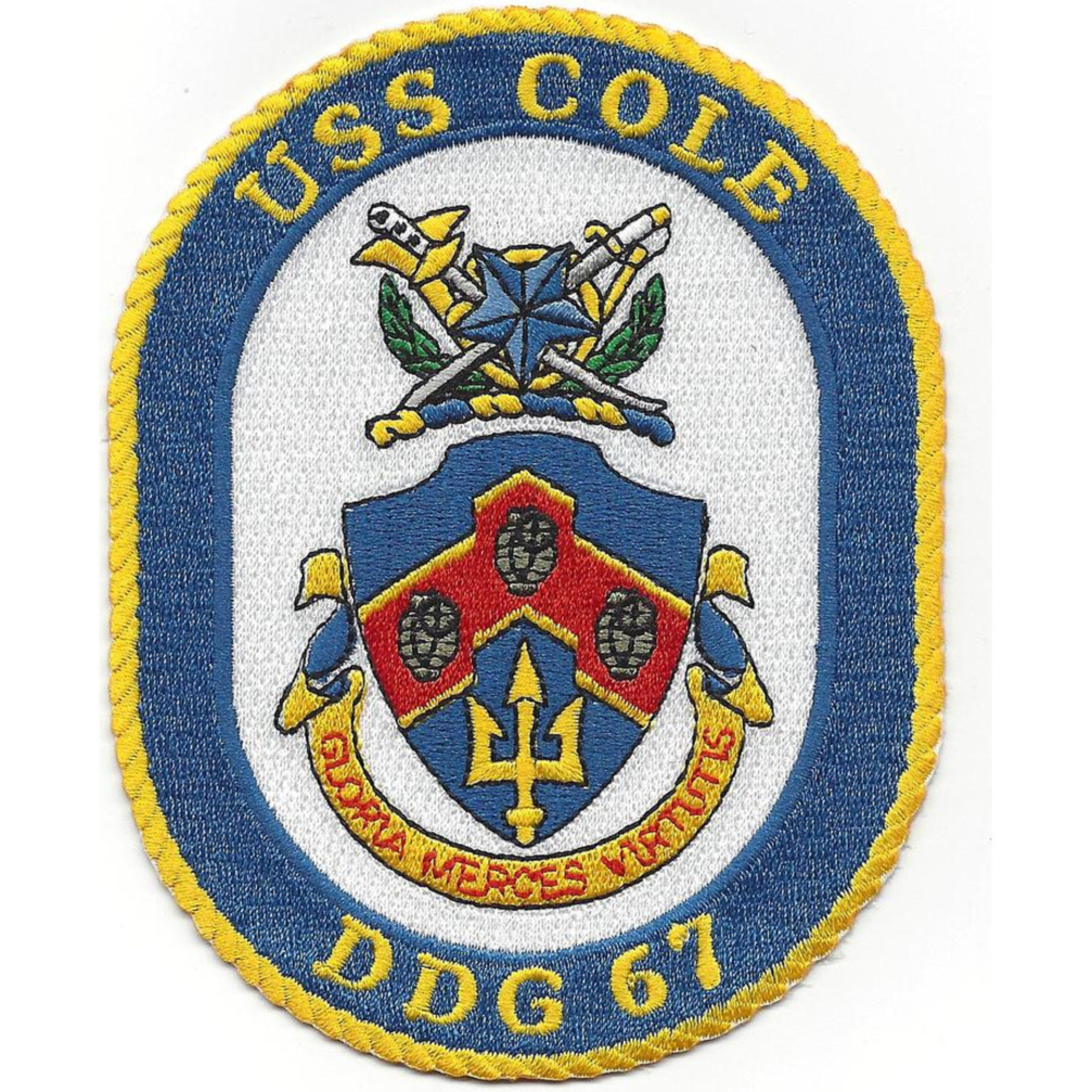USS Milius DDG-69 Guided Missile Destroyer Patch | Destroyer Patches ...