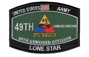 49th Armored Division Military Occupational Specialty MOS Patch