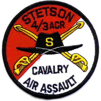 4th Battalion 3rd Aviation Cavalry Regiment S Troop Patch