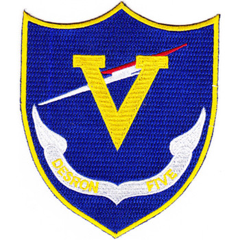 DESRON 5 Destroyer Squadron Patch - Version A