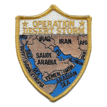Operation Desert Storm Gulf War Map Patch