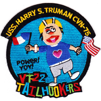 CVN-75 USS Harry S Truman VT22 Tailhookers Patch