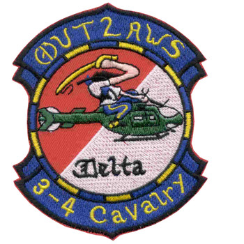 4th Squadron 3rd Aviation Cavalry Regiment Patch - Version B