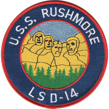 USS Rushmore LSD-14 Patch