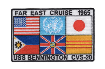 USS Bennington CVS-20 Far East Cruise 1965 Patch