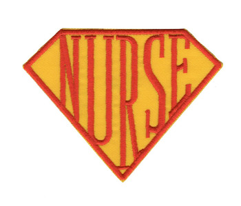 Super Nurse Shield Patch (Red and Yellow)