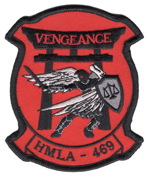 HMLA-469 "Vengeance" US Marine Light Attack Helicopter Squadron Tori Patch