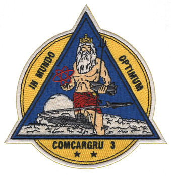 COMCARGRU 3 US Navy Commander Carrier Group Patch
