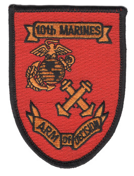 10th Marine Regiment US Marine Corps Patch