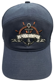 Plank Owner Hat - Snapback Ball Cap - Navy Blue