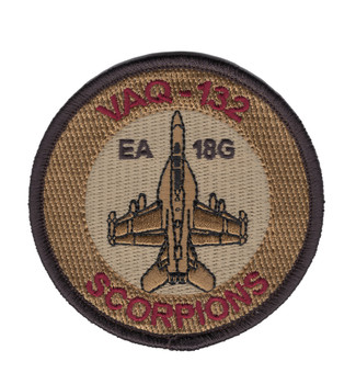 米軍　VAQ-132 スコーピオンズ　ワッペンセット VAQ-132 