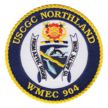 USCGC Half Moon WHEC-378 Vietnam 1967-68 US Coast Guard Patch