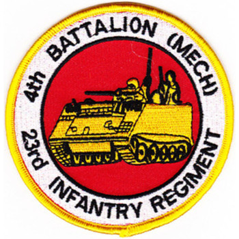 4th Battalion 23rd Infantry Regiment (Mech) Patch