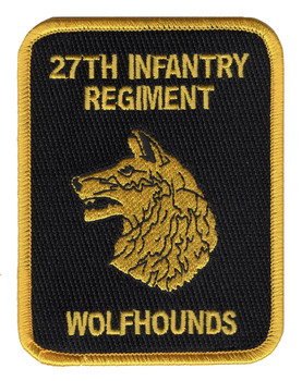 27th Infantry Regiment Wolfhounds Patch
