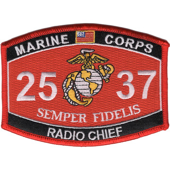 2537 Radio Chief MOS Patch