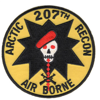 207th Airborne Infantry Group Patch-B Version