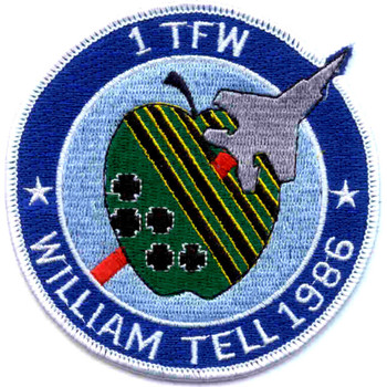 1st Tactical Fighter Wing Patch (William Tell)