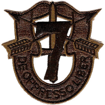 7th Special Forces Group Crest OD Green Patch