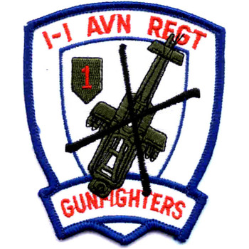 1st Battalion -1st Aviation Regiment Patch