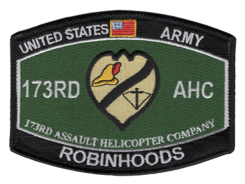 173rd Aviation Assault Helicopter Company Patch - Robin Hoods